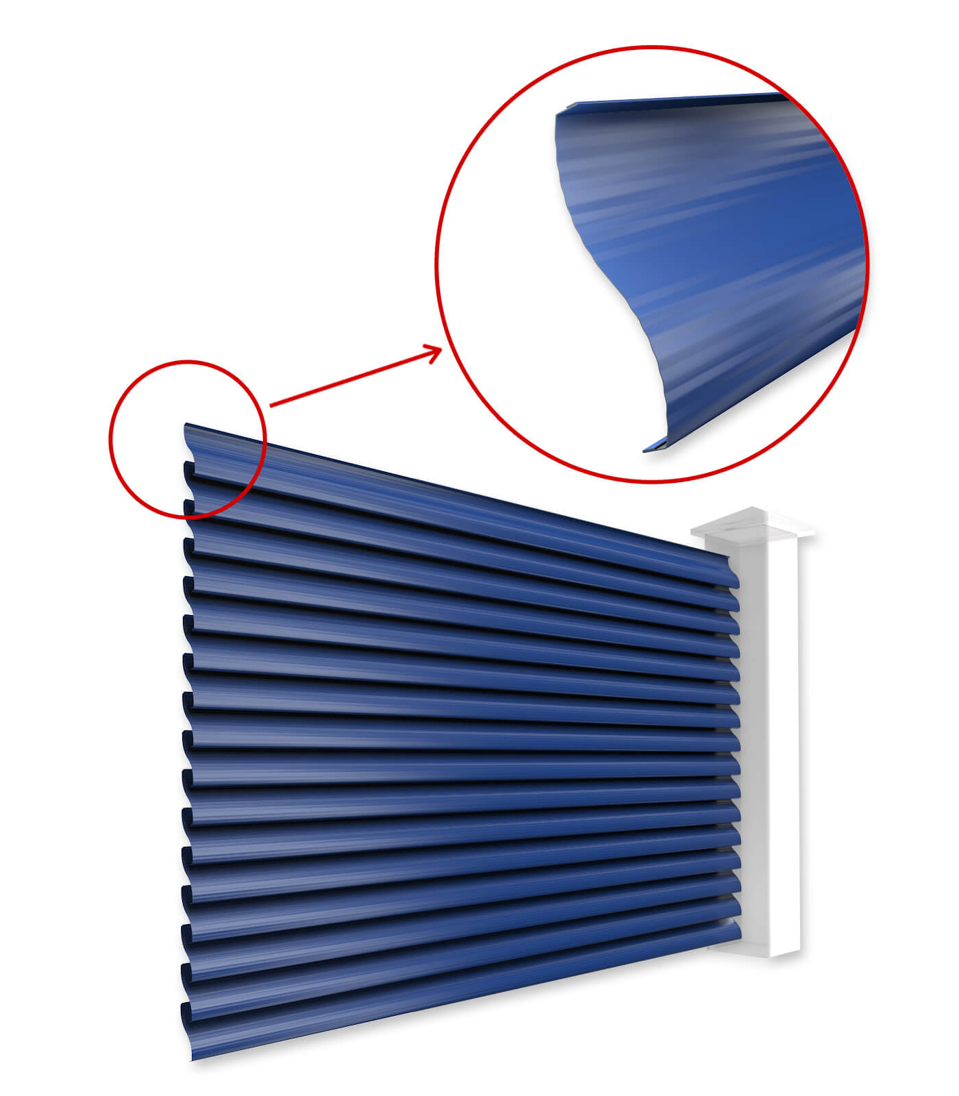 Ламели Еврожалюзи для забора-жалюзи в Атырау