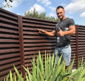 Забор из металлического штакетника, Атырауская область, Курмангазы